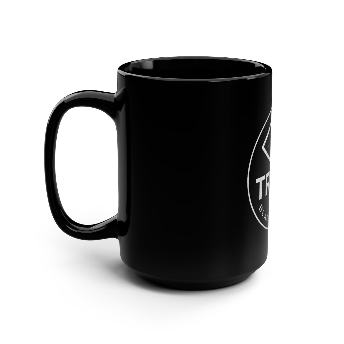 Mystical Black Mug, Alien Design, Coffee Lover's Gift, Perfect for Daily Use, Unique Home Decor, TRU7H Black Archive