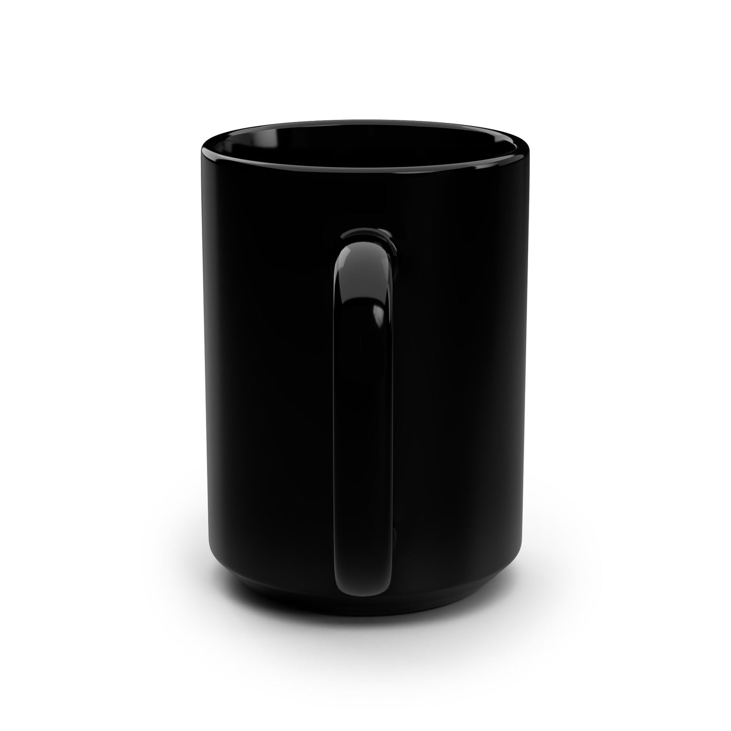 Mystical Black Mug, Alien Design, Coffee Lover's Gift, Perfect for Daily Use, Unique Home Decor, TRU7H Black Archive