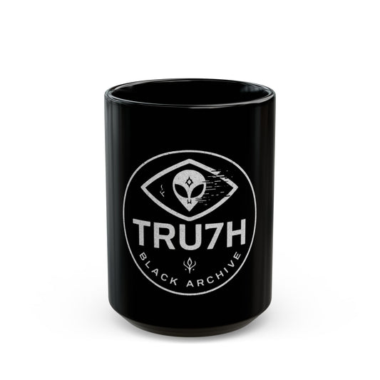 TRU7H Black Archive Mug, 15oz Black