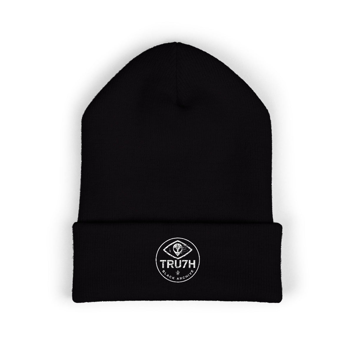 TRU7H Embroidered Cuffed Beanie