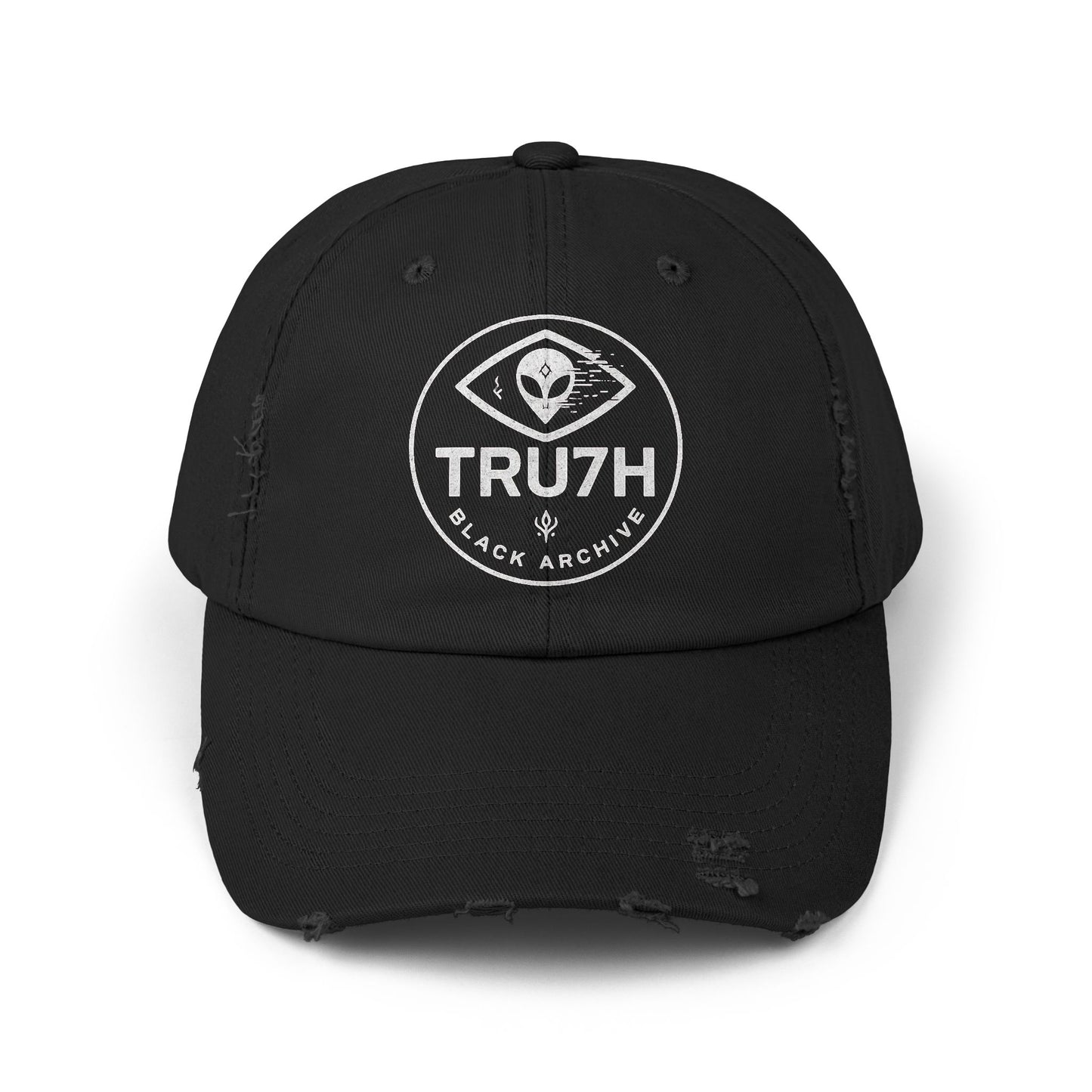 Trendy Distressed Cap | Cool Adjustable Hat | Perfect for Casual Outfits, Summer Days, and Festivals | Unique Alien and Skull Design | [...]