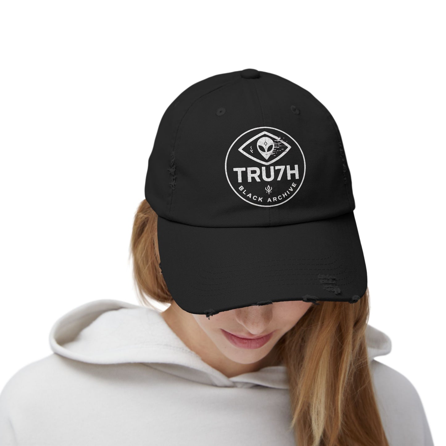 Trendy Distressed Cap | Cool Adjustable Hat | Perfect for Casual Outfits, Summer Days, and Festivals | Unique Alien and Skull Design | [...]