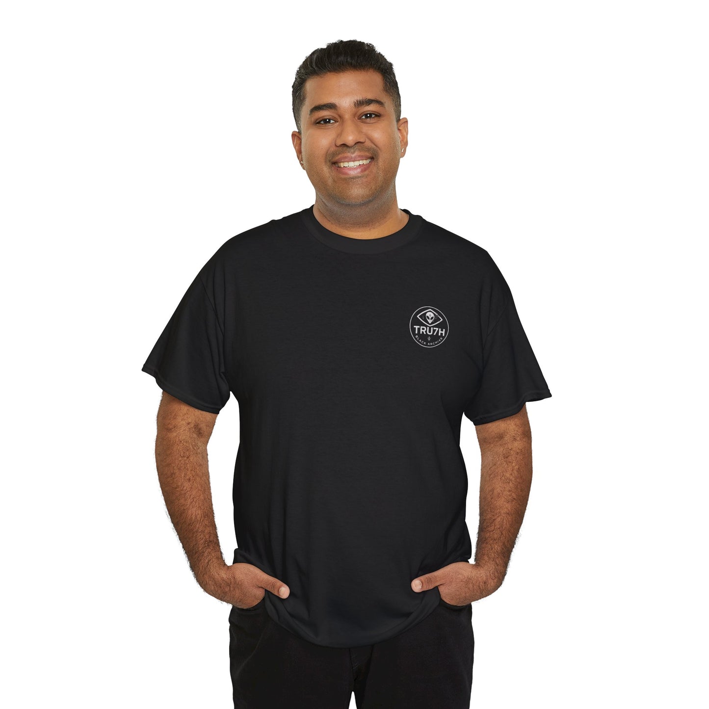 Unisex Heavy Cotton Tee - The Truth Is Coming Graphic Tee, Casual Shirt, Statement T-Shirt, Gift for Truth Seekers, Everyday Wear