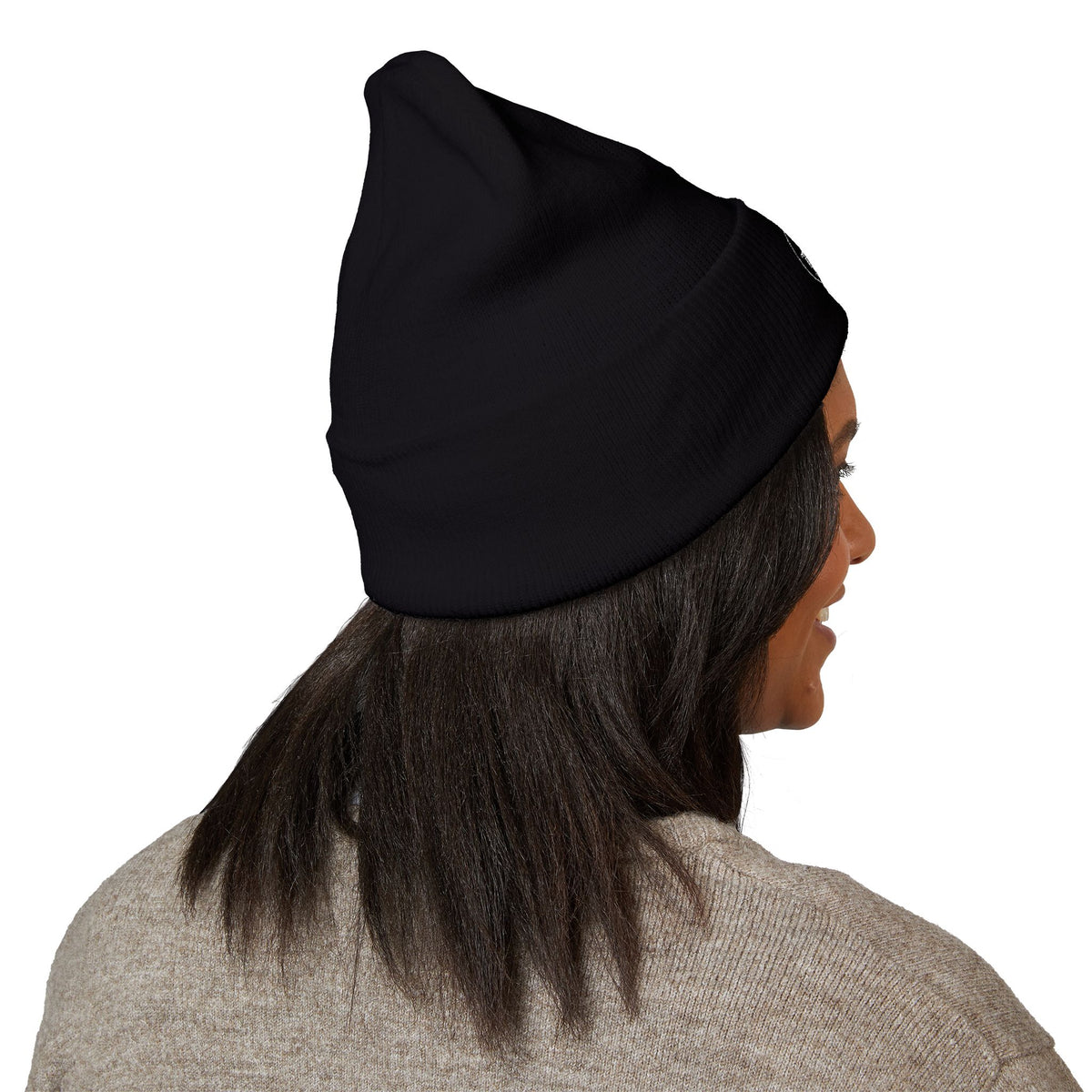 TRU7H Embroidered Cuffed Beanie